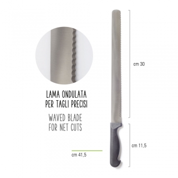 Langes Küchenmesser - 30cm
